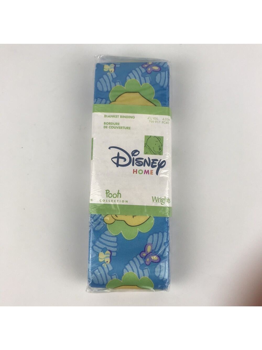 Wrights Disney Home Winnie The Pooh Blanket Binding 799 917 Blue 2" x 4 3/4 Yard